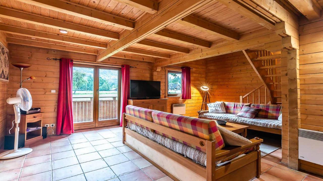 Bois De Champelle- 94 Magnifique Chalet-10 Pers モリヨン エクステリア 写真
